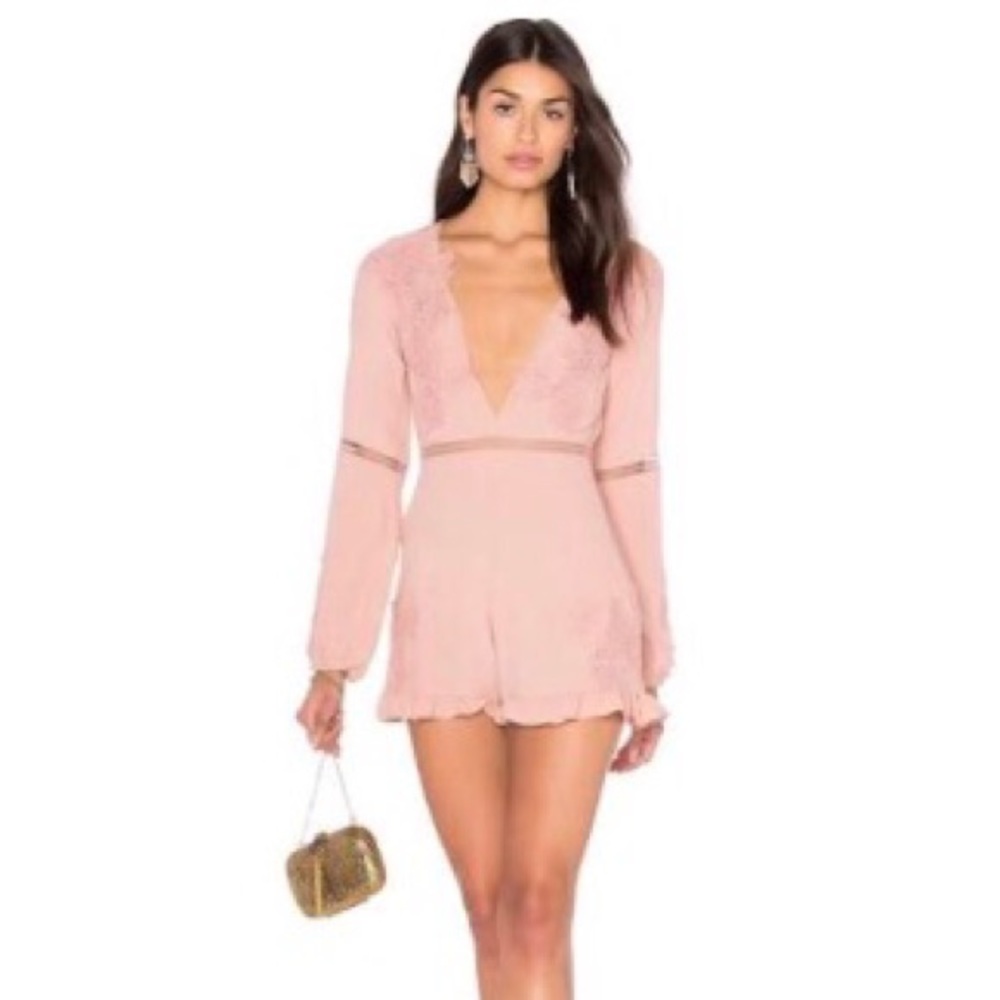 For Love and Lemons 🍋 BNWT blush floral romper